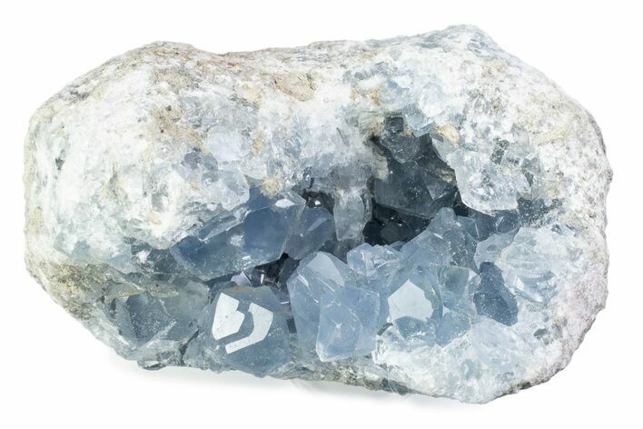 Sparkling Celestine (Celestite) Geode - Madagascar #376134